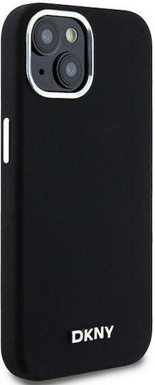DKNY Rückseitencover Kunststoff / Silikon Schwarz für iPhone 14