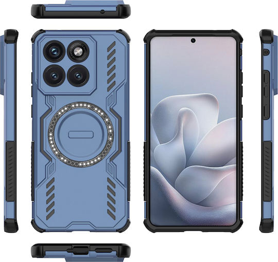 Techsuit Rückseitencover Kunststoff Blau Motorola Edge 70