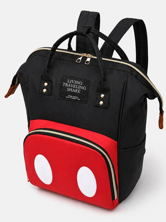 Kids Black Backpack 37x30x18cm