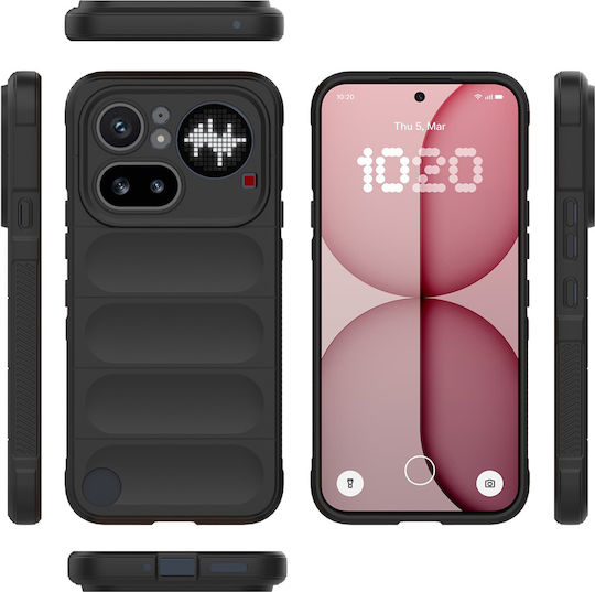 Techsuit Magic Back Cover Σιλικόνης Μαύρο (Nothing Phone (4a) Pro)
