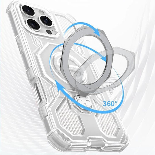 Techsuit Carbon Shield Pro Handyhülle Weiß (Redmi Note 15 Pro+ / Poco M8 Pro)