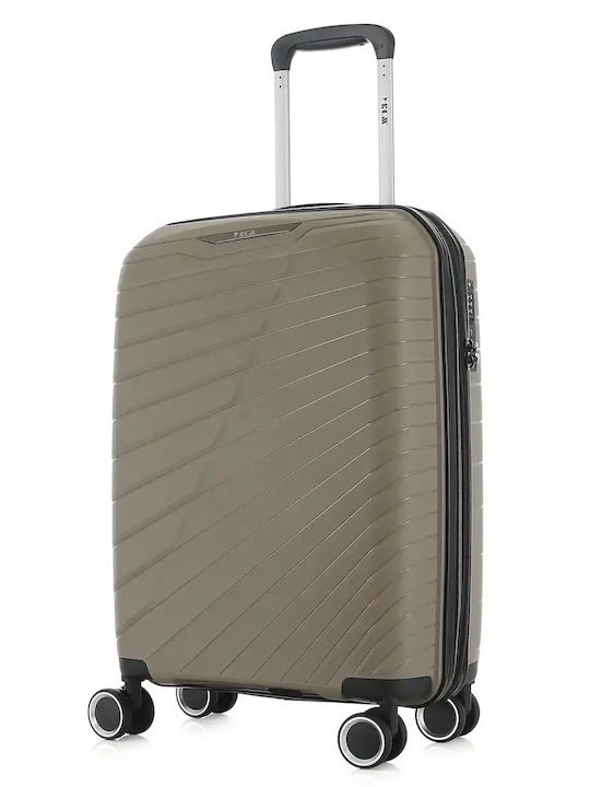 Large Travel Suitcase Polypropylene 4 Wheels Height 76cm Rcm 585-76 Beige Large Travel Suitcase Polypropylene 4 Wheels Height 76cm Rcm 585-76 Beige