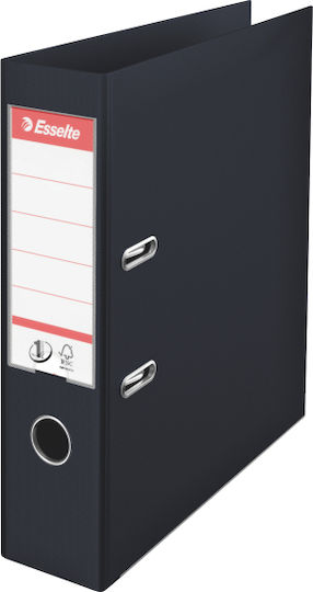 Esselte A4 Binder Laminated Pp Pp Metal Edge 75 Mm Esselte No 1 Power Vivid Black