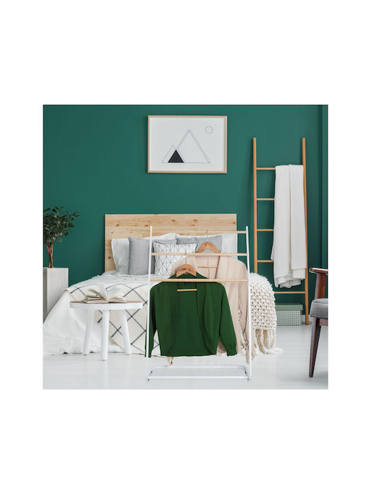 Relaxdays Suport Prosoape 87x58 cm Alb