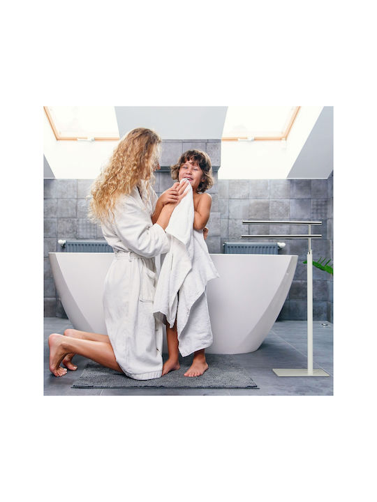 Relaxdays 78x44см Inox Сив