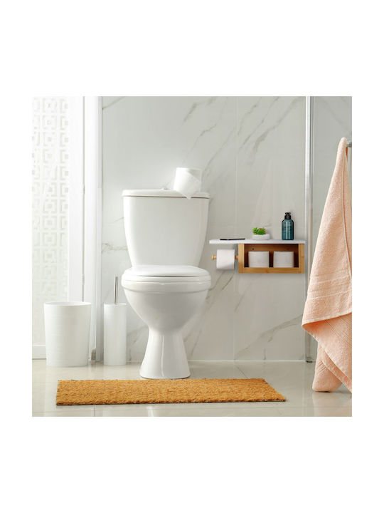 Relaxdays Brown Bamboo Paper Holder 4052025462734