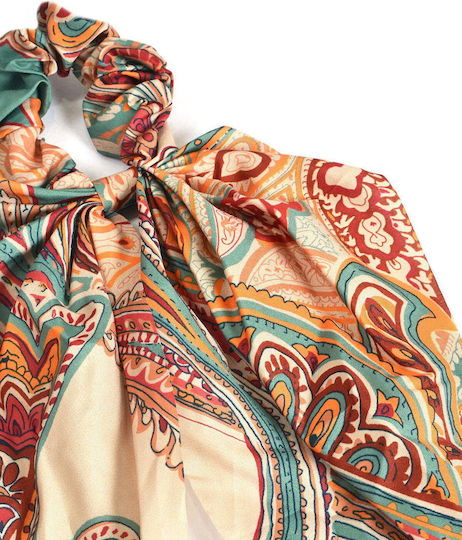 Σατέν Scrunchie Paisley Σχέδιο