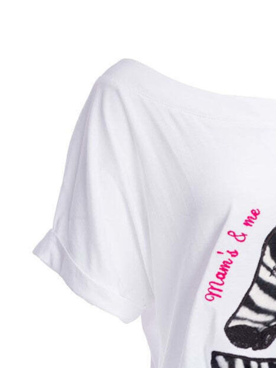 Damen Sport Top Weiß