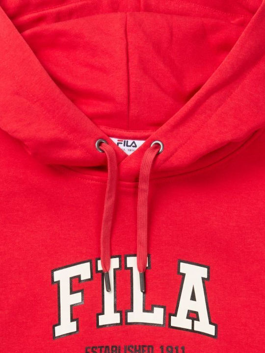 Sweatshirt with Hood Red