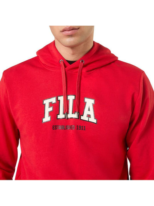 Sweatshirt with Hood Red