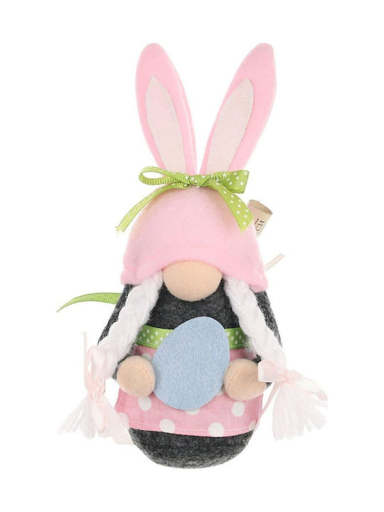 Saska Garden Weihnachtsfigur Aus Kunststoff Zwerge Rosa Höhe 20cm