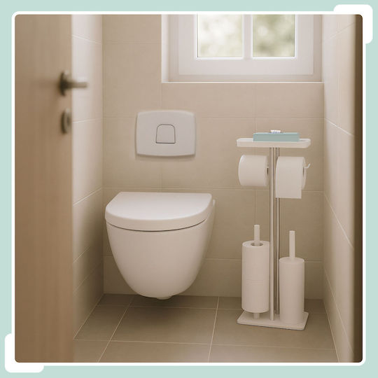 Relaxdays Relaxdays Badezimmerzubehör-Set Inox Schwarz