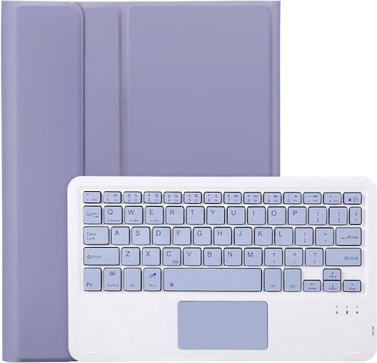 Flip Cover cu Tastatură Violet (Samsung Galaxy Tab A11 Plus)