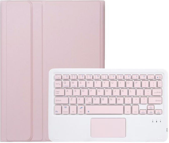 Flip Cover mit Tastatur Rosa (Samsung Galaxy Tab A11 Plus)