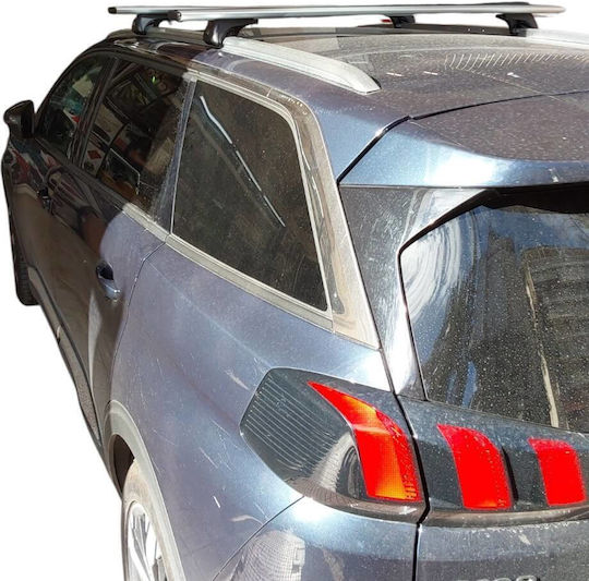 Nordrive Car Roof Bars Kit Aluminum Bars Nordrive Legs Peugeot 5008 2017-2020 2 Pieces Mb.p5008.05