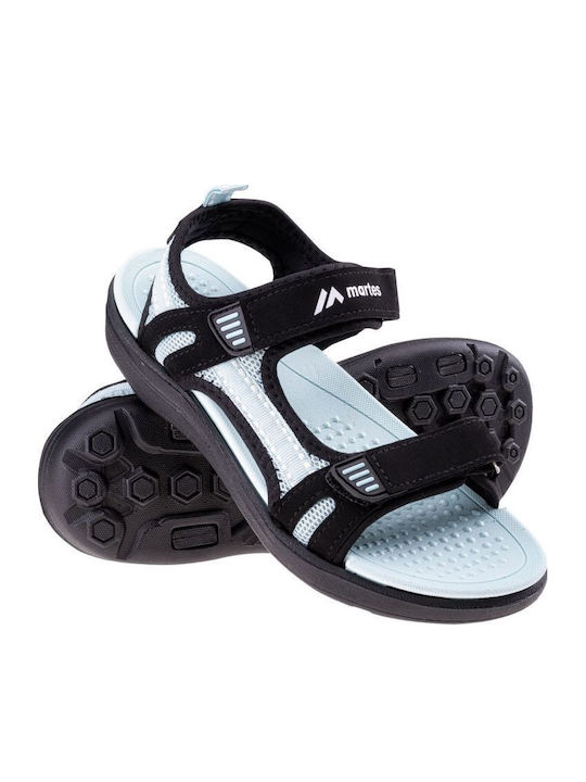 Damen Flache Sandalen Schwarz