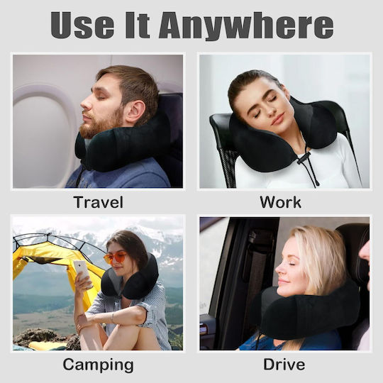 Travel Travel Pillow Memory Foam Gray