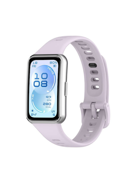 Techsuit Silikon Tragbare Bänder Lila (Huawei Band 11)
