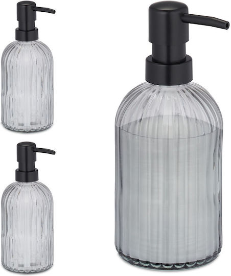 Relaxdays Dispenser Κουζίνας Γυάλινο Διάφανο 400ml Relaxdays Dispenser Κουζίνας Γυάλινο Διάφανο 400ml