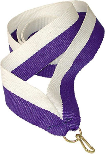 11 Mm Ribbon White Blue