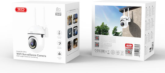 XO CR16 Cameră de Supraveghere IP Wi-Fi Full HD+ 3MP cu Microfon și Obiectiv 4mm