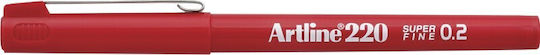Artline Marker Roșu 0.2mm