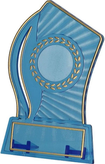 Пластмасова Купа Прозрачна Златна Космос A 25мм Стикер A 47ммx14мм Tm Плакет Златен