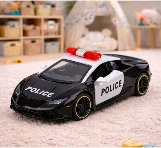 Lean Toys Mașinuță de Poliție Scară 1:43 Pull Back