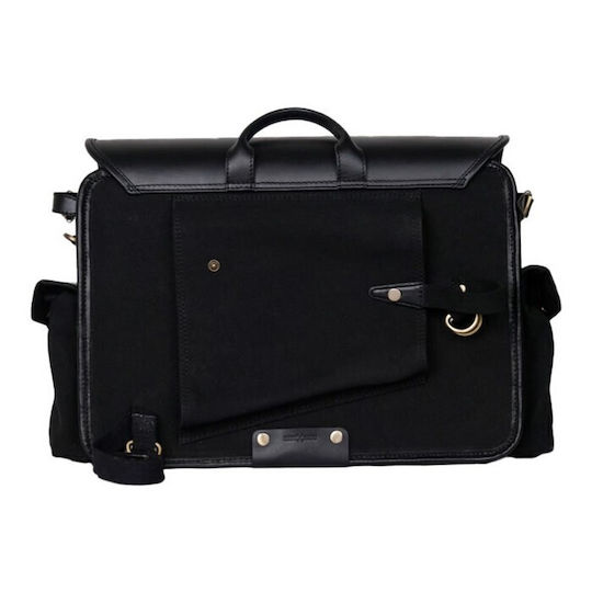 Leather Side Cases Set Expedition Black Trip Machine