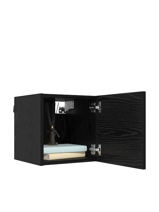 vidaXL Wohnzimmer TV-Einheit Schwarze Eiche M100xB30xH30cm