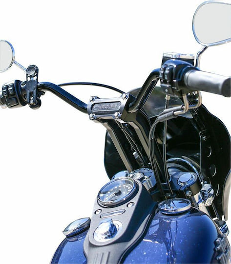 Thrashin Supply Co Монтиране На Волана 25,4мм +24см Tsc-9525-1 Harley Davidson Flhrci 1450 Efi 02-06 Harley Davidson Flhtcui 1450 Efi 03-06 1бр Черен
