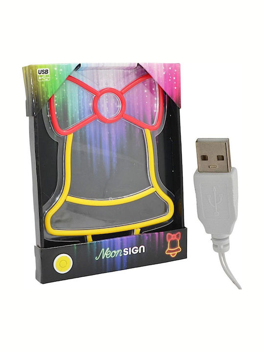 Neon Lamp Bell Figurine