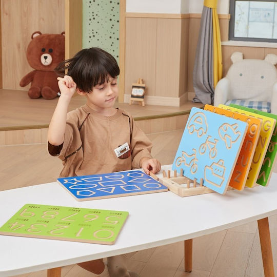 Viga Toys Board Εκπαιδευτικό Παιχνίδι από Ξύλο για 3+ Ετών