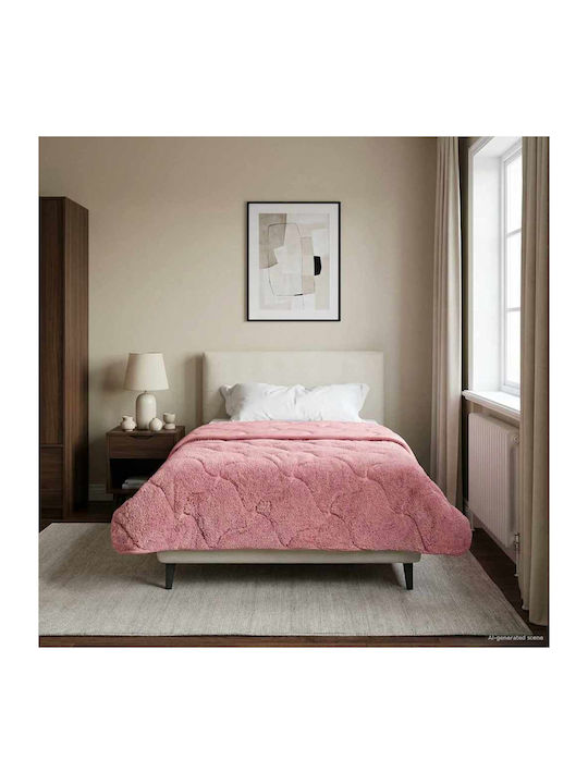 vidaXL Einzelbettbezug 155x200 Rosa