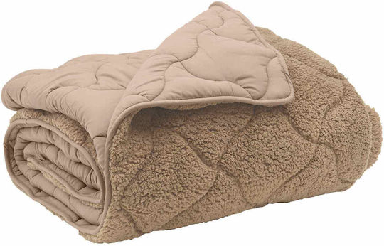 vidaXL Husă Pentru Pilotă Dublă 200x220 Taupe