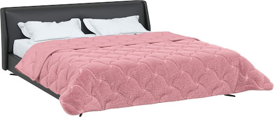 vidaXL Doppelbettbezug 200x200 Rosa