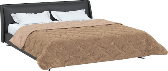 vidaXL Husă Pentru Pilotă Dublă 200x220 Taupe