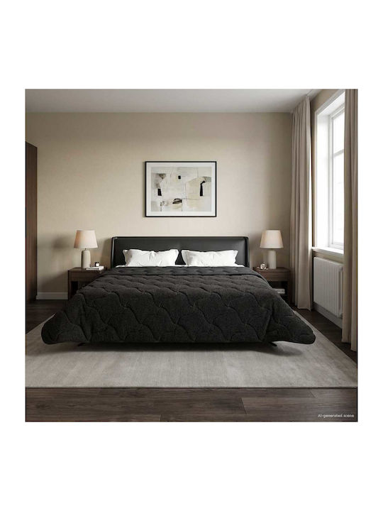 vidaXL Doppelbettbezug 200x220 Anthrazit