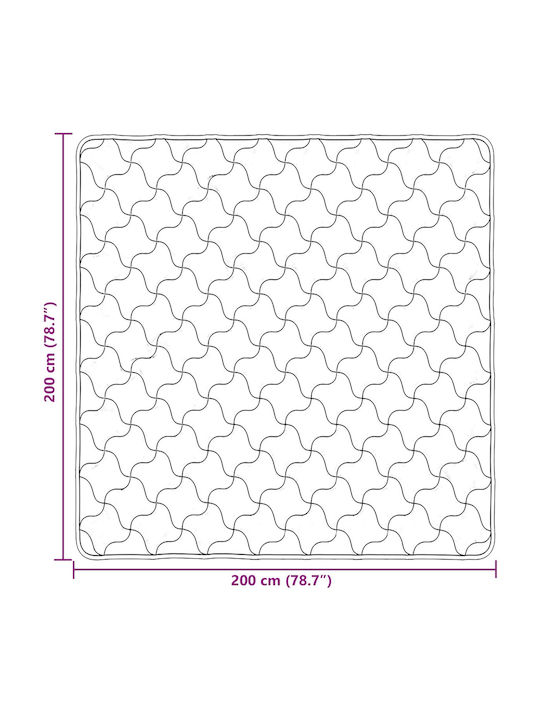 vidaXL Doppelbettbezug 200x200 Rosa