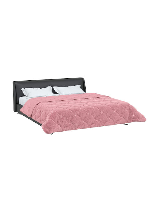 vidaXL Doppelbettbezug 200x240 Rosa