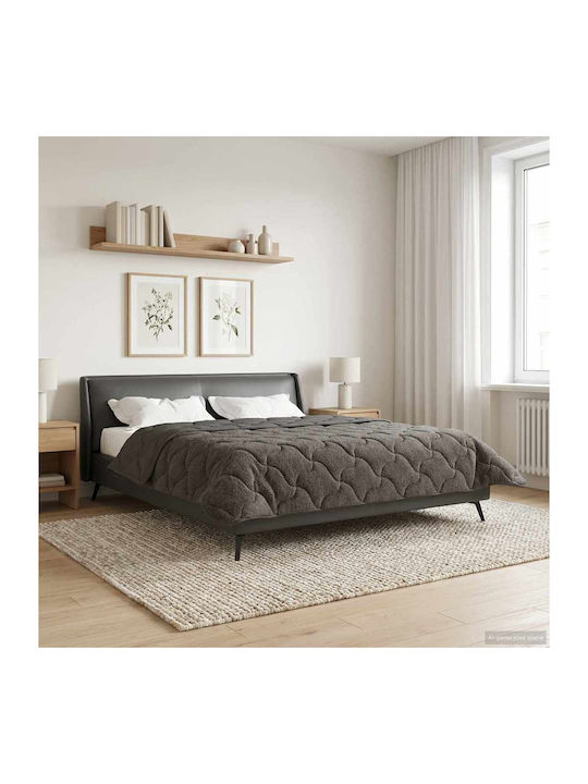 vidaXL Bettbezug Übergröße 220x240 Anthrazit