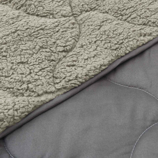 vidaXL Διπλή 200x220cm Ανοιχτό Γκρι