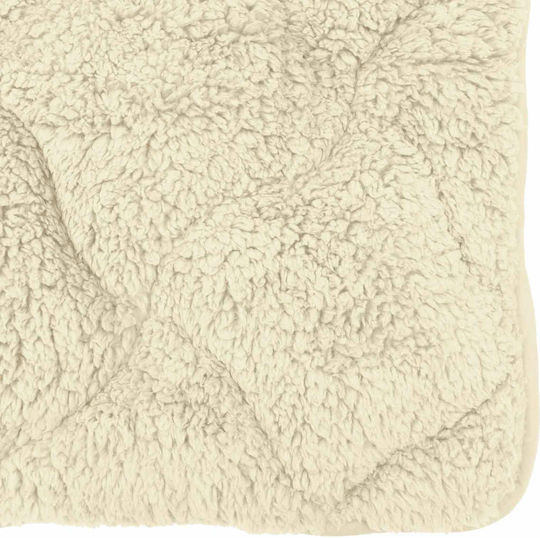 vidaXL Παπλωματοθήκη Διπλή 200x220 Κρεμ