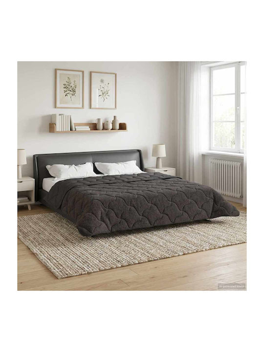 vidaXL Bettbezug Übergröße 240x260 Anthrazit