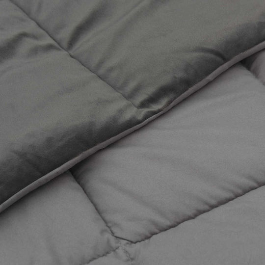 vidaXL Υπέρδιπλη 220x240cm Ανοιχτό Γκρι