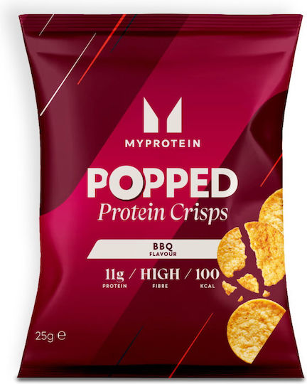 Myprotein Popped Protein Crisps Πρωτεϊνικά Τσιπς 25 G Αλατισμένα