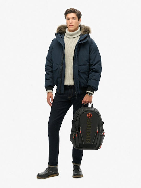 Superdry Superdry Emb 21lt Schwarzes Rucksack Superdry Superdry Emb 21lt Schwarzes Rucksack