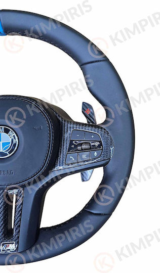 Volan Auto Bmw Marke Albastru Piele Edition G Series