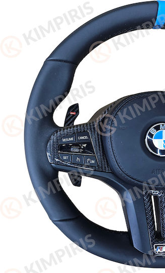 Volan Auto Bmw Marke Albastru Piele Edition G Series