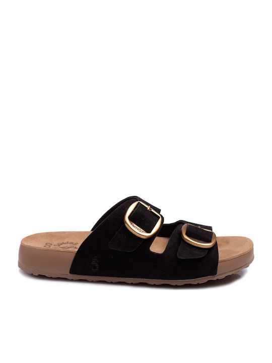 Fantasy Sandals Leather Anatomic Black Sandals